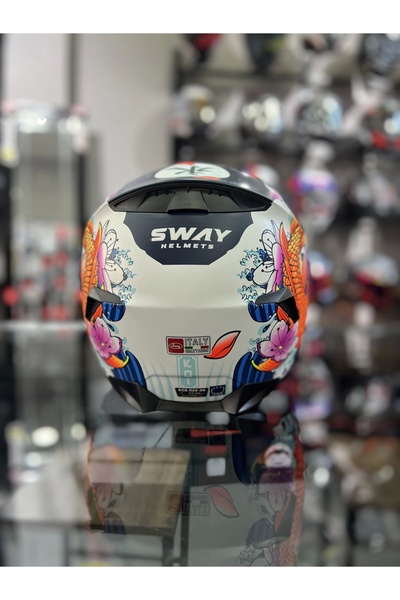 Sway 820 DAKAR 5 BALIK GÜMÜŞ VİZÖRLÜ