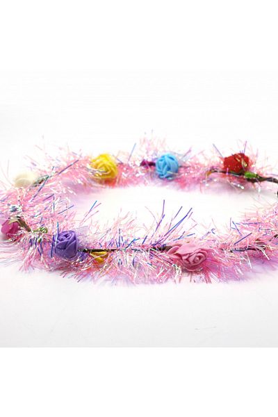 Turgut Brode Lighted and Non-Lighted Latex Flower Crown