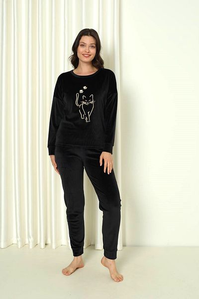 SEBOTEKS Set de pijamale de damă din catifea cu textura moale 20820
