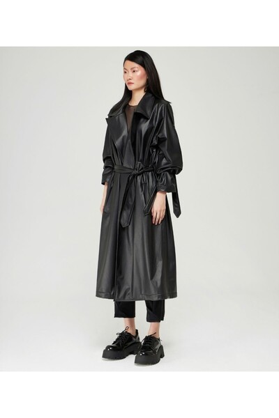 NİLMARK - UZUN DERİ CEKET