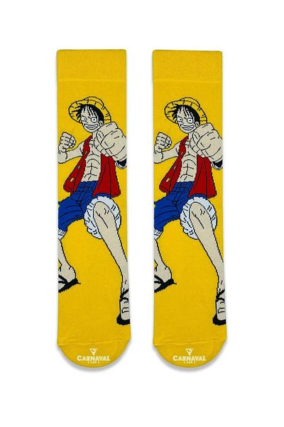 CARNAVAL SOCKS Чорапи с шарки от аниме Monkey D. Luffy