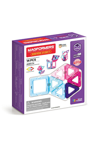 Magformers مجموعة إلهام مغناطيسية - 14 قطعة