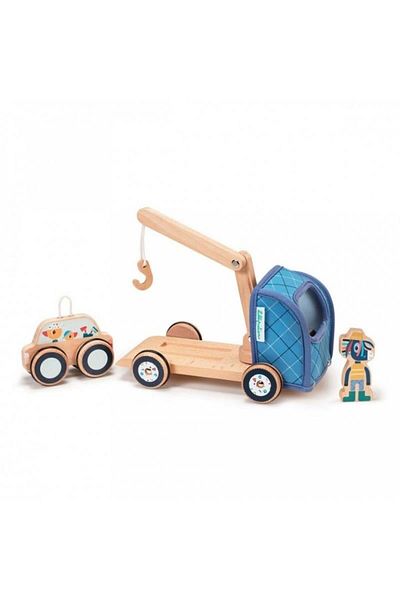 Lilliputiens شاحنة سحب خشبية