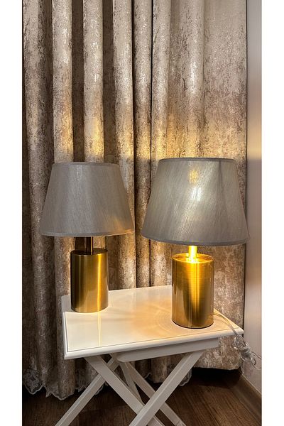 AbajurAksesuar Samara Bronze Double Lampshade