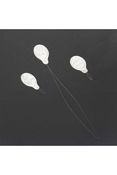 bidoluhobi İplik Geçirme Aparatı Yonca Motifli 3'lü