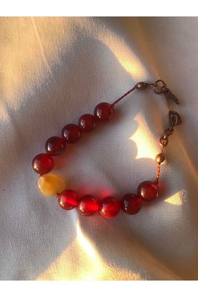 Doğaltaş Agate-Bernut Bracelet for Children