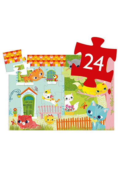djeco Dekoratif Puzzle 24 Parça - Pachat And His Friends