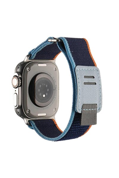 AktarMobile Apple Watch 10 46 mm uyumlu Kordon Yeni Seri Trail Loop Naylon Ör...