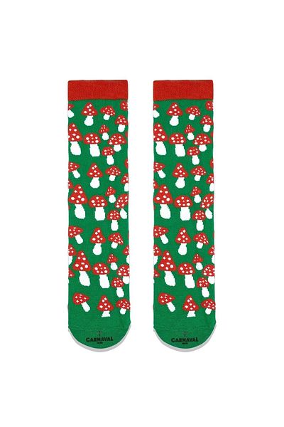 CARNAVAL SOCKS Шарени чорапи с шарки на гъби