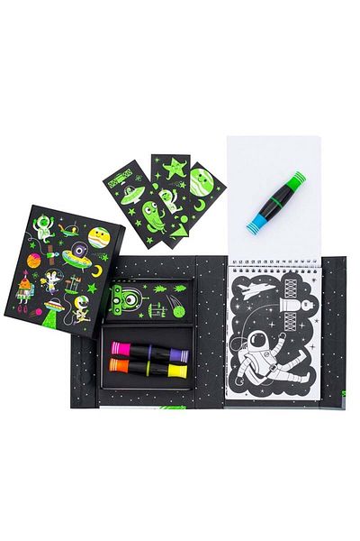 Tiger Neon Painting Set - Outer Space