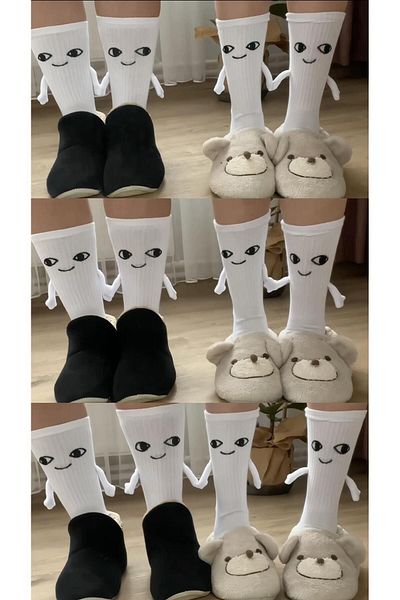 CARNAVAL SOCKS 2 Συσκευασίες Κάλτσες Εραστών που κρατούν τα χέρια