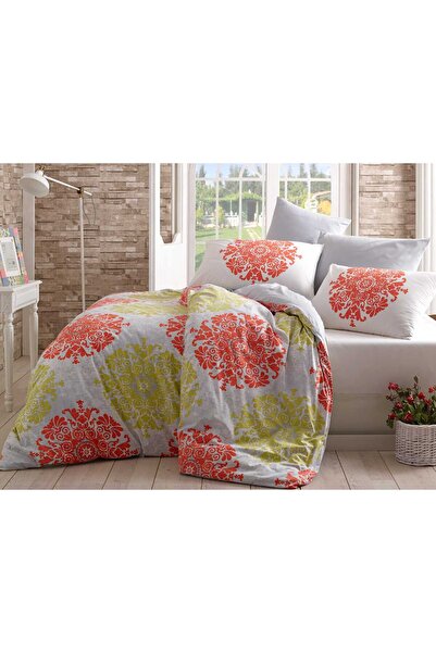 HOBBYY Set de lenjerie de pat Aura Red Single Ranforce