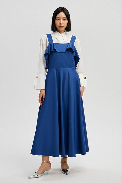 Touché Privé RIFFIR DETAILED SQUARE COLLAR GILET