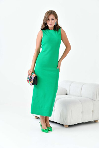 FTZ WOMEN Ftz Kadın Kaşkorse Japon Kol Elbise Benetton 30900