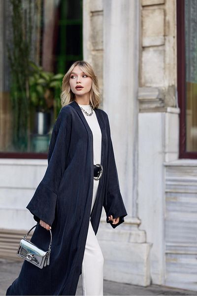 ELF PRIVE Anthracite Premium Casual Abaya