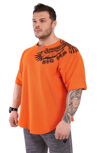 Big Sam Cotton Oversize Rag Top - Wide Cut T-Shirt 3242