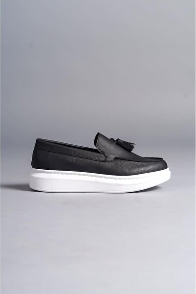 Aymood SLW154 Чоловічі повсякденні кросівки Blaze - без шнурівки, з китицями, чорний BT