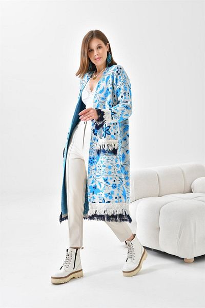 FTZ WOMEN Women's Floral Patterned Clothes Stone 20201