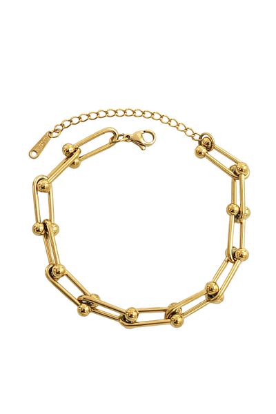 Çlk Accessories سوار متشابك ثلاثي الأبعاد من الفولاذ