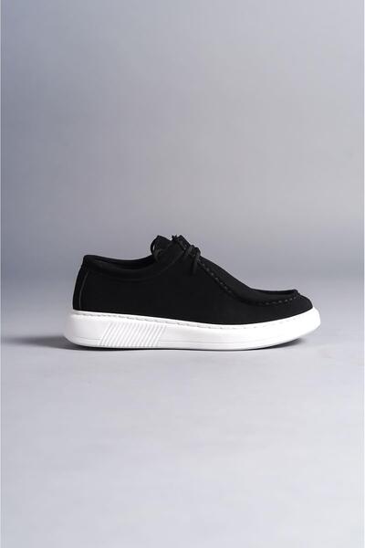 Aymood SLW170 Tornado - замшеві чоловічі кросівки, на шнурівці, чорні