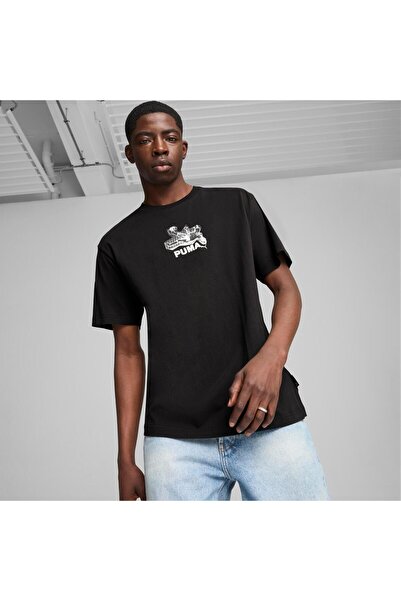 Puma Ανδρικό μπλουζάκι Graphics Bicycle Kick Tee