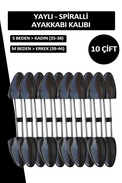 Dopar Comfy Black Spring Shoe Mold 10 Pairs 35-38 Women's Size