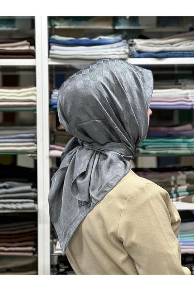 PİRAMİT Jacquard Checker Scarf