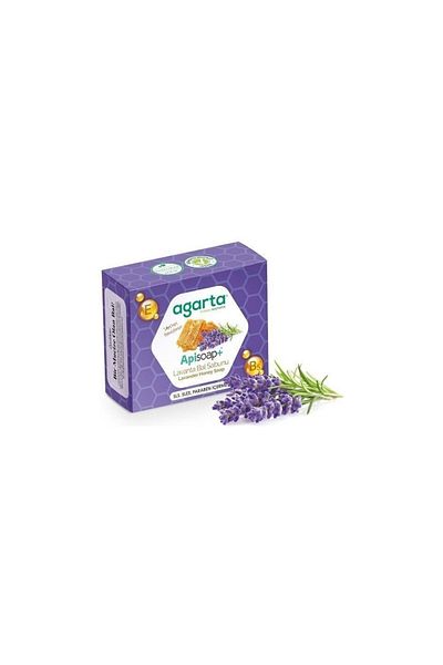 Agarta Natural Handmade Lavender Honey Soap 125 Gr X 3 Pieces