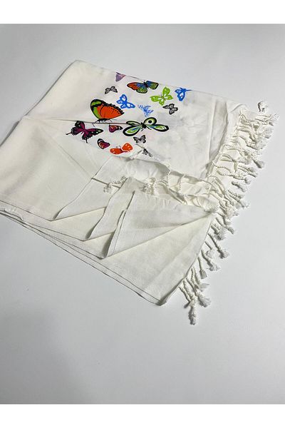 Sobe Hediyelik Peshtemal din bambus, prosop de plajă, prosop de baie, bambus, model fluture