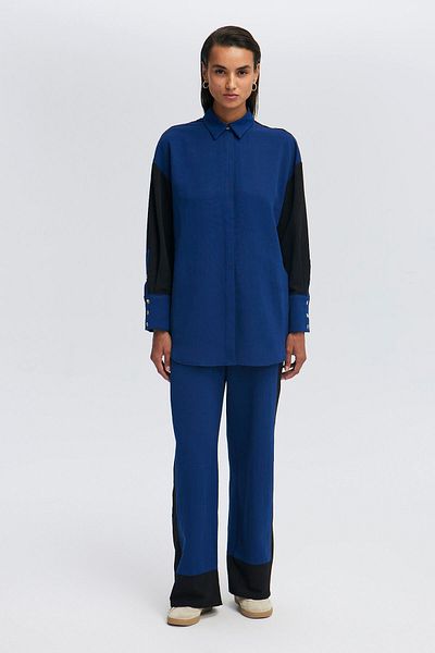 Touché Privé Color Blocked Shirt and Trousers Set