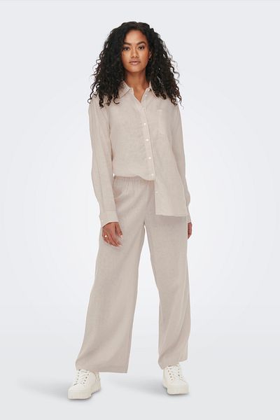 ONLY Beigefarbene Hose für Damen im Relaxed-Cut15259590