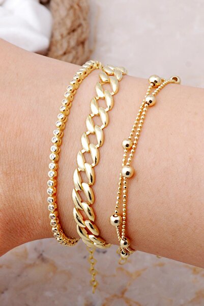 Sümer Telkari Gurmet, Su Yolu Ve Dorissa Altın Yaldızlı Gümüş Kombin Bileklik...