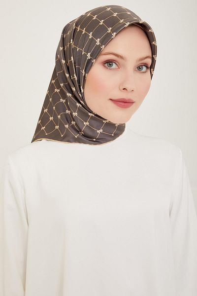 Belli Smoked Twill Silk Scarf - 4006-07