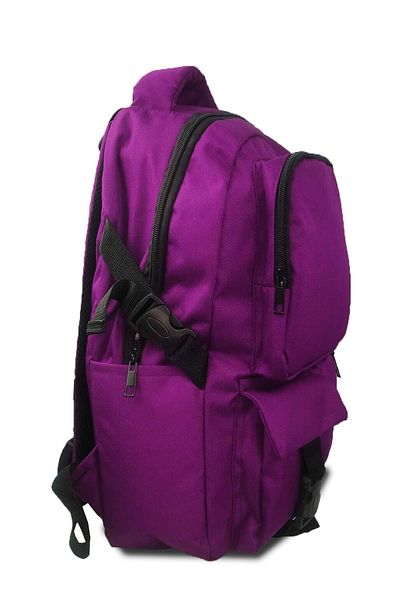Bagorama Bullet Unisex Laptop με τσέπη, Camping, Casual και Σχολικό Σακίδιο - Μωβ