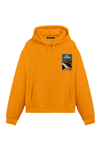 Mounte Bianca Unisex Ššš... Čitam - Obična majica sa kapuljačom