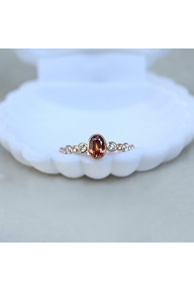 INZA mücevherat Vintage Safir & Pırlanta Yüzük