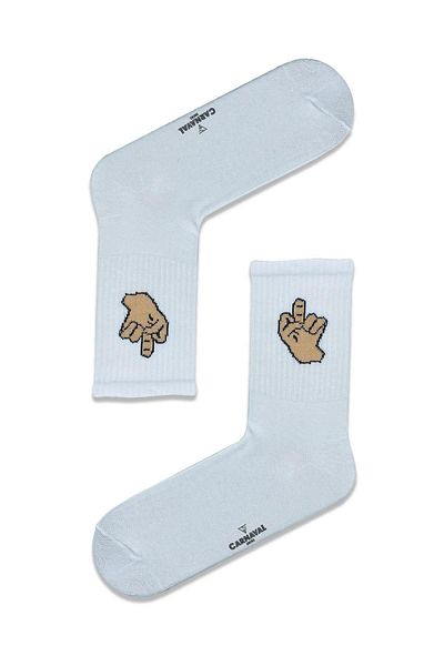 CARNAVAL SOCKS Πολύχρωμες αθλητικές κάλτσες με μοτίβο δακτύλων