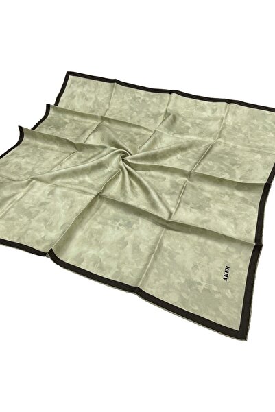 Aker Ανοιχτό πράσινο μεταξωτό μαντήλι - 7208713-953