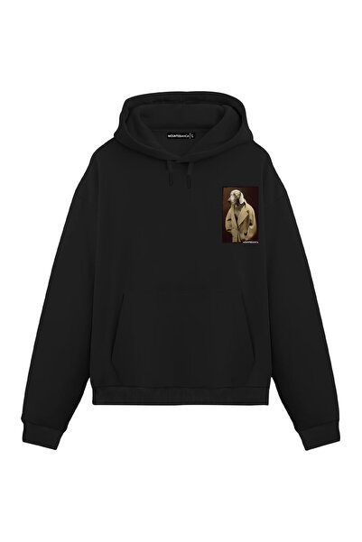 Mounte Bianca Unisex Signor Povero - Obična majica sa kapuljačom