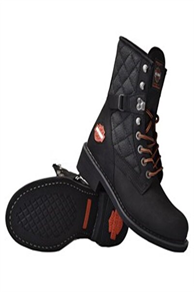 Harley Davidson 025M100031 New Worker Erkek Bot - Siyah Nubuk