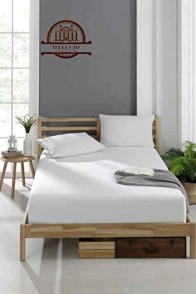 OTELVIO Cotton Ranforce Fabric Elastic Fitted Pillow Sheet Set (All Sizes)