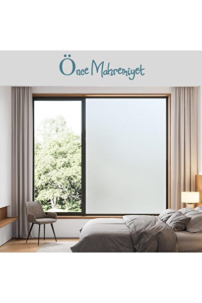 Rabadon Kendinden Yapışkanlı Buzlu Cam Filmi Duşakabin Ve Balkon Camı Kumlama Folyosu