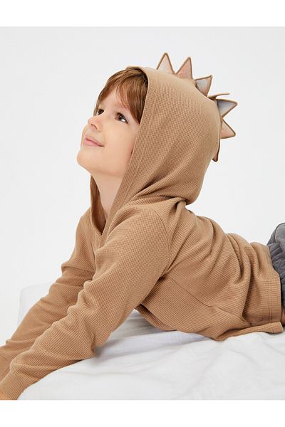 Koton Basic Hooded Sweatshirt long Sleeve Cotton