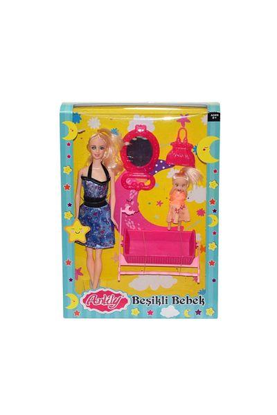 KdrElektronik Child 02411 Oydaş, Anlily Baby with Cradle / +3 Years