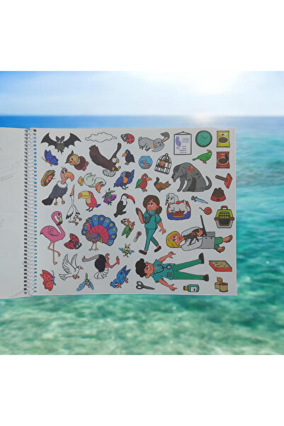 Gıpta Fun Sticker Book for Kids - Animal World 200+ Sticker