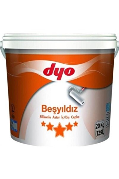 Dyo Beşyıldız Silikonlu İç Dış Astar 20 Kg Beyaz