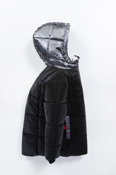 MDM Waterproof Quilted Coat for Baby Boy - Fleece Pocket and Hood, Inflatable Winter