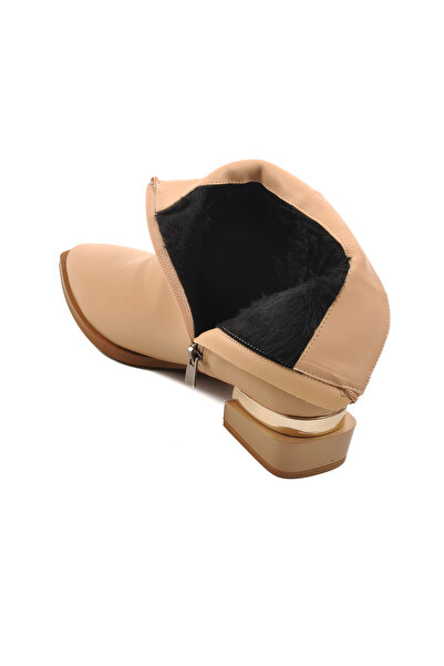 Pierre Cardin PC-54007 Bej İçi Kürklü Kadın Bot