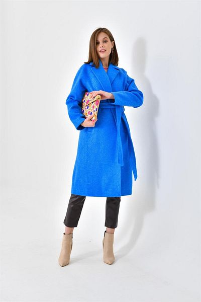 FTZ WOMEN Palton de damă Saks Blue 30625
