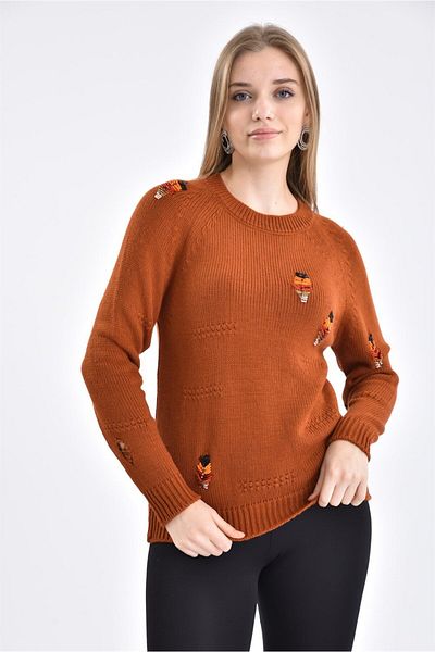 FTZ WOMEN Pulover de damă cu mărgele brodate 21-1066